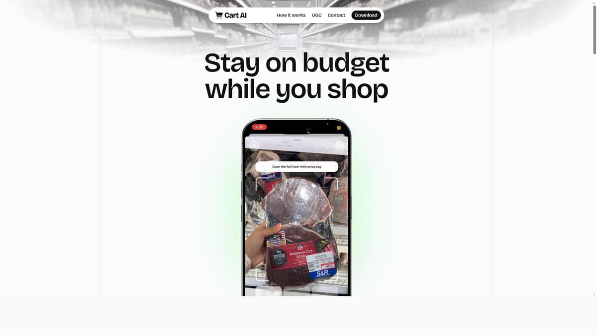 Cart AI β Smart Budget Tracker