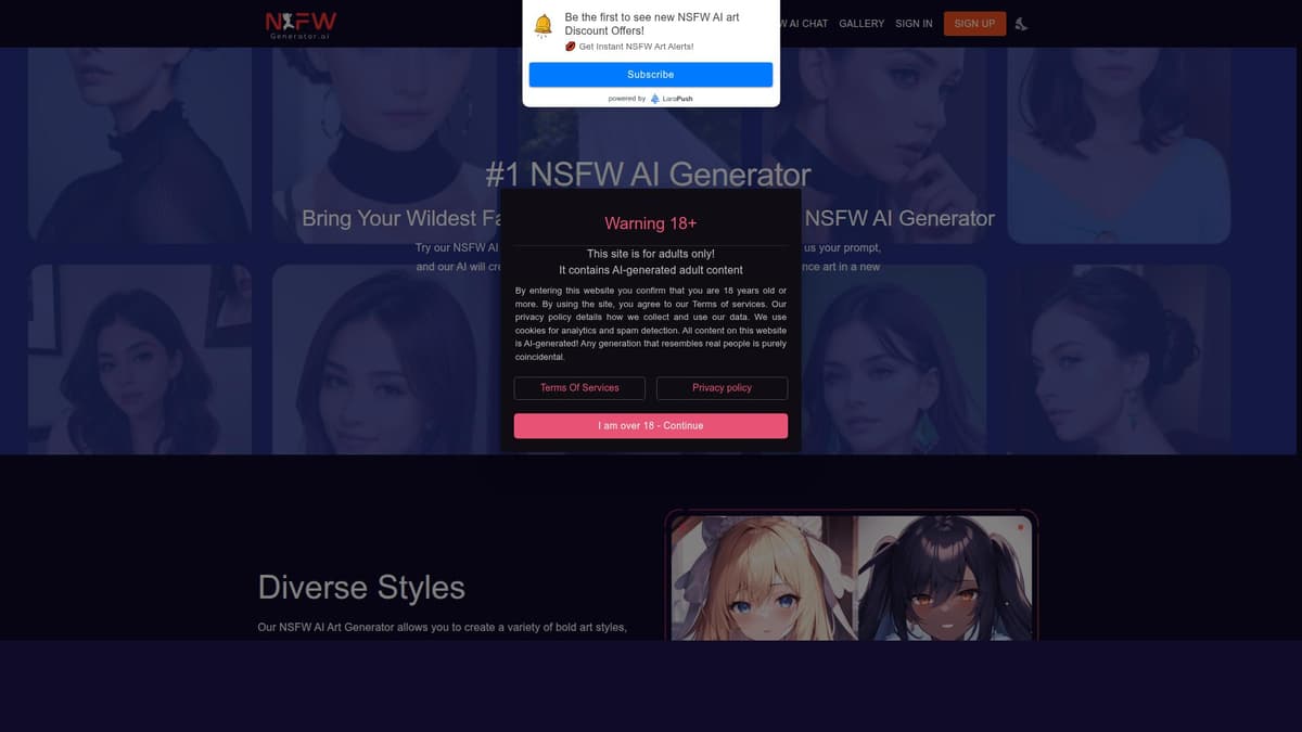 Nsfwartgenerator AI