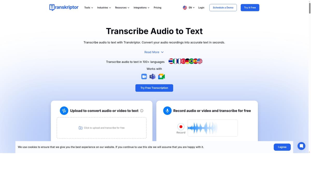 Transkriptor 2.0